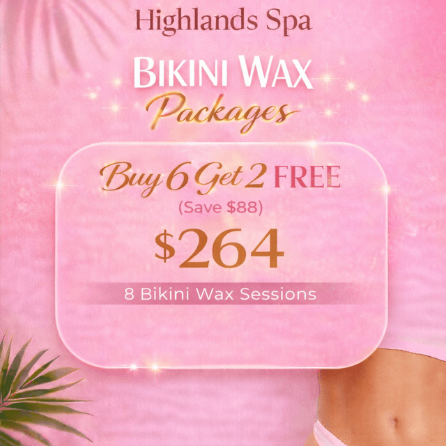 Buy 6 Bikini Waxes  - Get 2 Free!